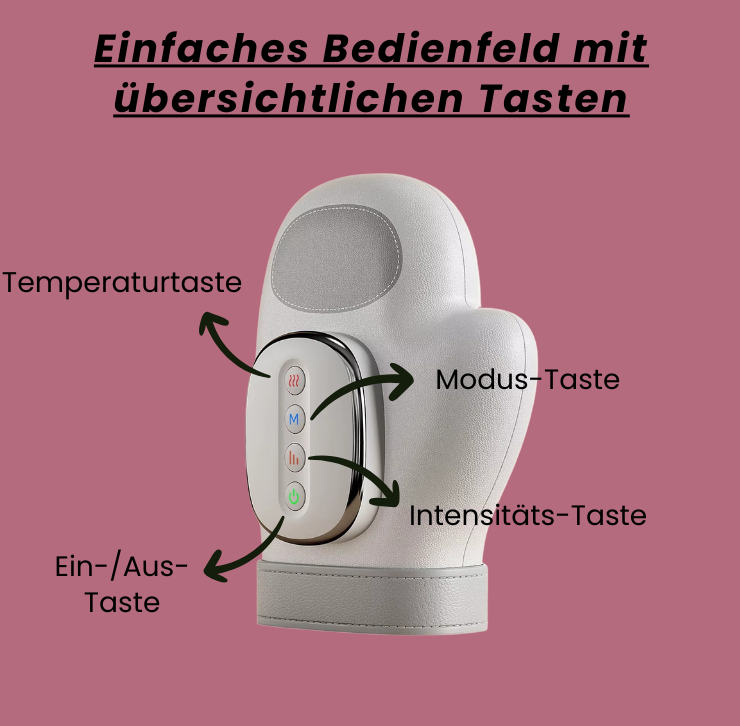 TheraPalm™ Relief - Elektrischer Handmassager mit Wärme & Kompression